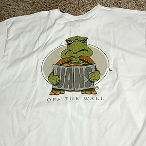 Vans White Short Sleeve Crew Neck Tee